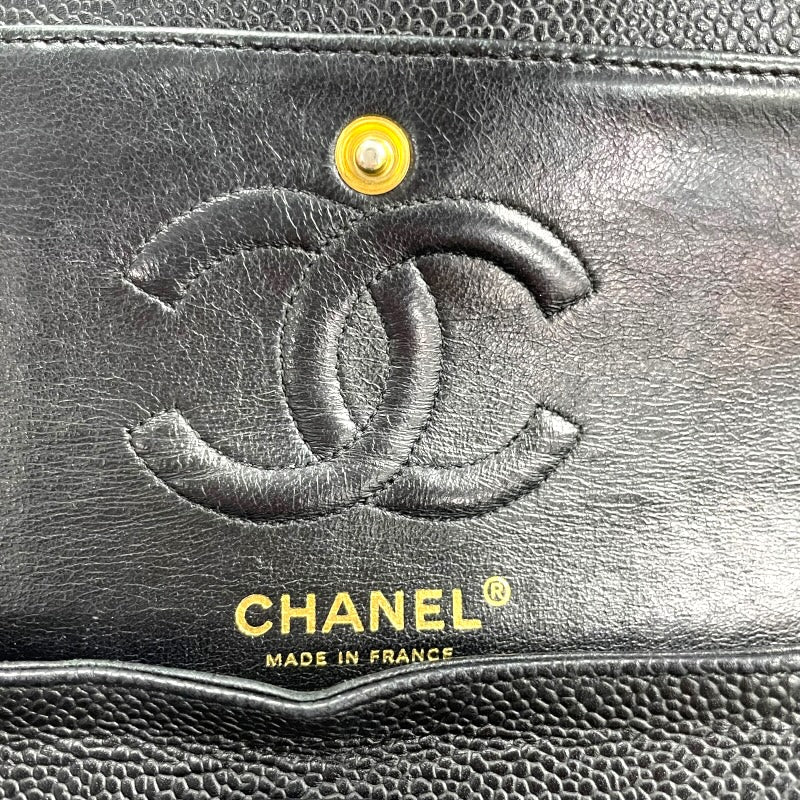 シャネル CHANEL マトラッセ23 A01113 12番台 ブラック GD金具 キャビアスキン レディース ショルダーバッグ
