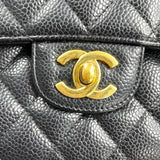 シャネル CHANEL マトラッセ23 A01113 12番台 ブラック GD金具 キャビアスキン レディース ショルダーバッグ