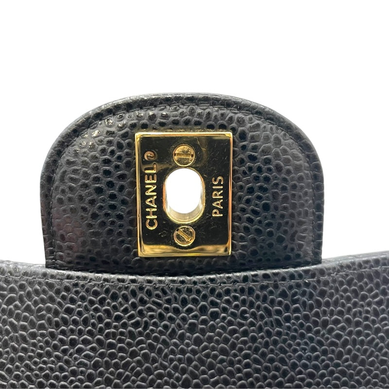 シャネル CHANEL マトラッセ23 A01113 ブラック GD金具 キャビアスキン レディース ショルダーバッグ