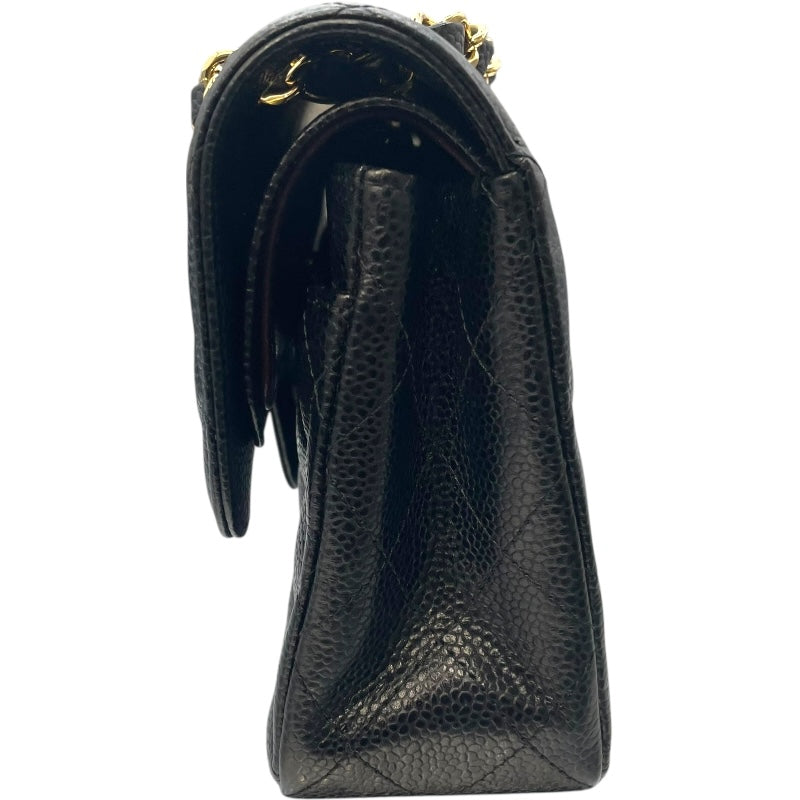 シャネル CHANEL マトラッセ23 A01113 ブラック GD金具 キャビアスキン レディース ショルダーバッグ