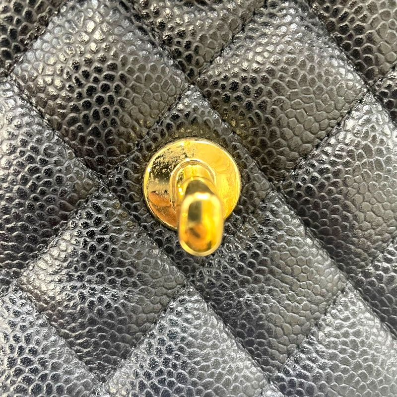 シャネル CHANEL マトラッセ23 A01113 ブラック GD金具 キャビアスキン レディース ショルダーバッグ