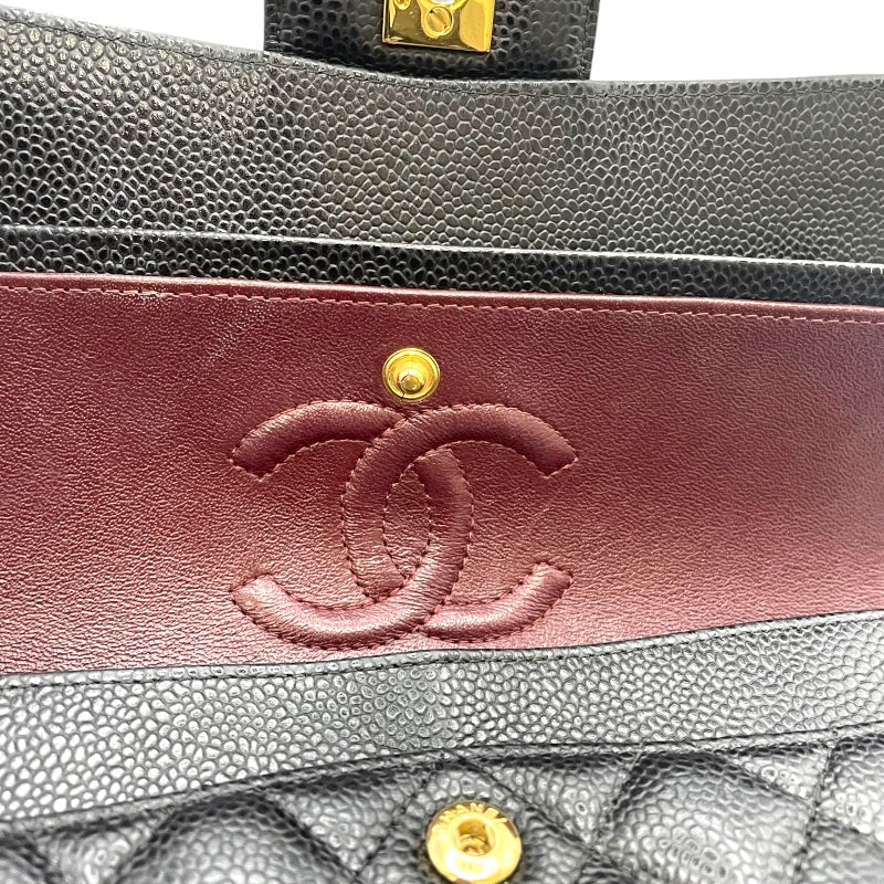 シャネル CHANEL マトラッセ23 A01113 ブラック GD金具 キャビアスキン レディース ショルダーバッグ