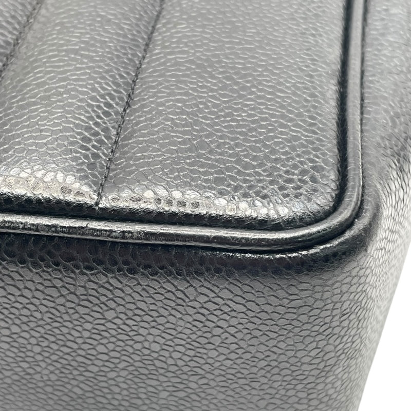 シャネル CHANEL マドモアゼル チェーンショルダーバッグ ブラック キャビアスキン レディース ショルダーバッグ