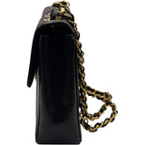 シャネル CHANEL マドモアゼル チェーンショルダーバッグ ブラック キャビアスキン レディース ショルダーバッグ