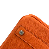 エルメス HERMES バーキン40 □O刻 オレンジ SV金具 トゴ レディース ハンドバッグ