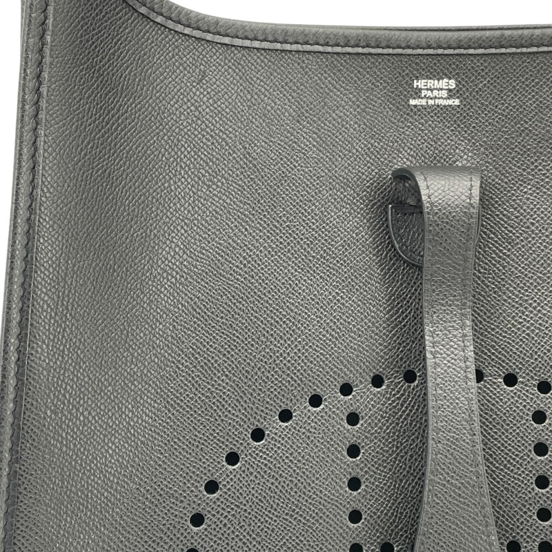 エルメス HERMES エヴリン2 PM □J刻 ブラック SV金具 エプソン レディース ショルダーバッグ