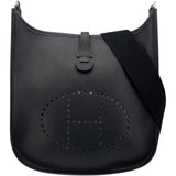 エルメス HERMES エヴリン2 PM □J刻 ブラック SV金具 エプソン レディース ショルダーバッグ