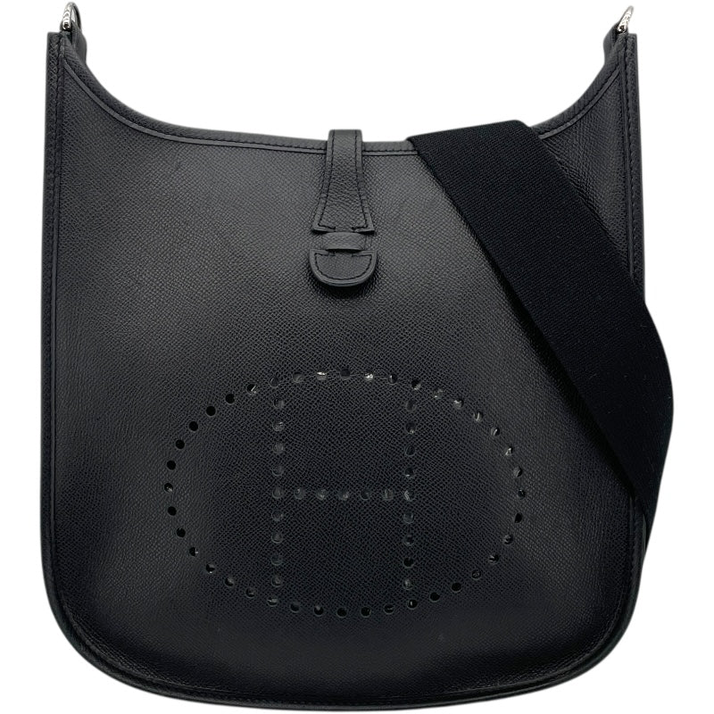 エルメス HERMES エヴリン2 PM □J刻 ブラック SV金具 エプソン レディース ショルダーバッグ