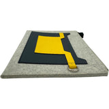 エルメス HERMES トゥードゥ29 D刻 ブルーインディゴ/ライトグレー/ジョーヌナブル/SV フェルト･エプソン メンズ クラッチバッグ