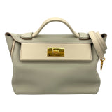 エルメス HERMES ヴァンキャトル29 Y刻 クレ GD金具 トゴ/スイフト レディース ショルダーバッグ