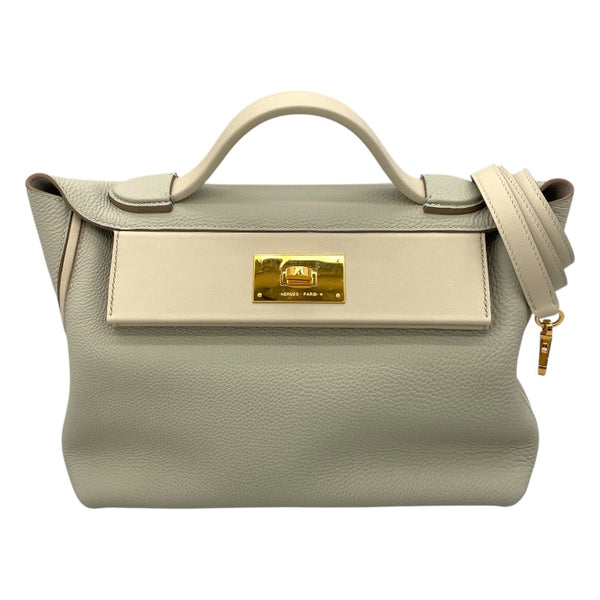 エルメス HERMES ヴァンキャトル29 Y刻 クレ GD金具 トゴ/スイフト レディース ショルダーバッグ