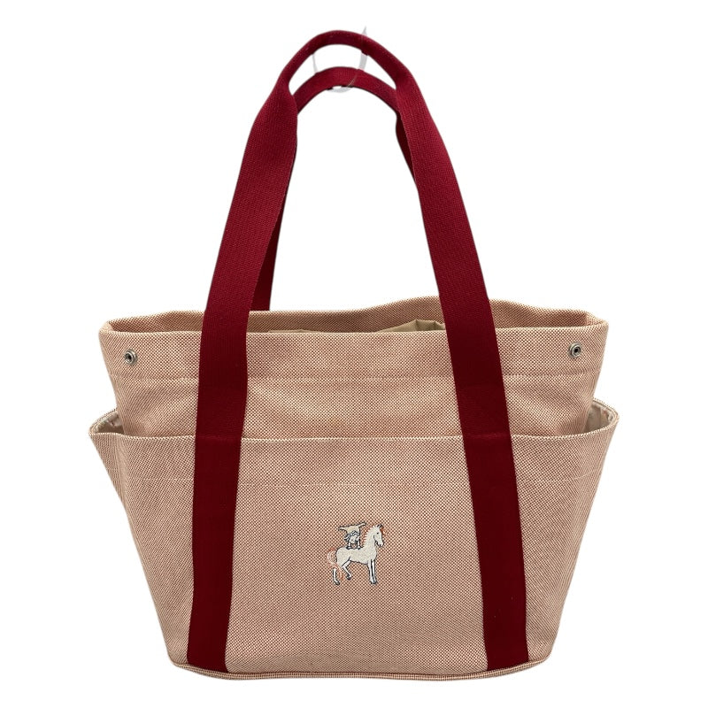 エルメス HERMES カブリオル　マザーズバッグ テラコッタ SV金具 トワル レディース トートバッグ