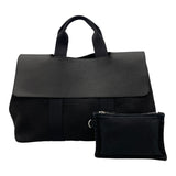 エルメス HERMES ヴァルパラインPM □J刻 ブラック SV金具 トワル レディース ハンドバッグ