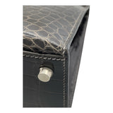 エルメス HERMES ケリー28 外縫い □G刻 グリフォンセ SV金具 ニロティカス レディース ハンドバッグ