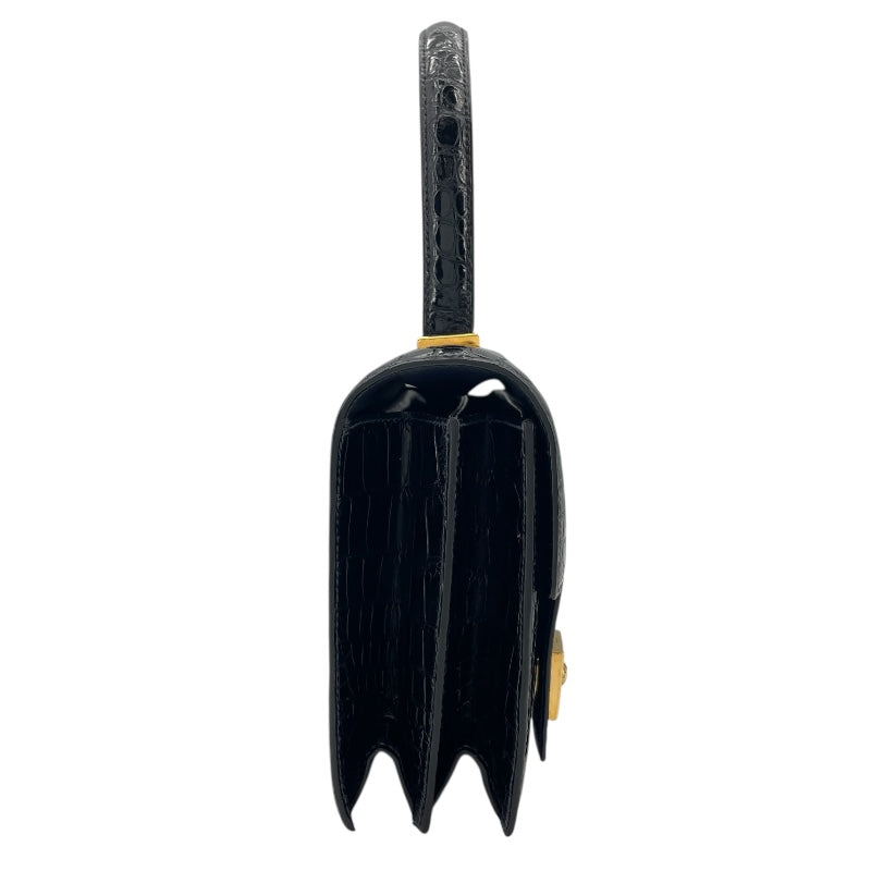 エルメス HERMES ピアノ 〇X刻 ブルーマリン GD金具 ポロサスリセ レディース ハンドバッグ