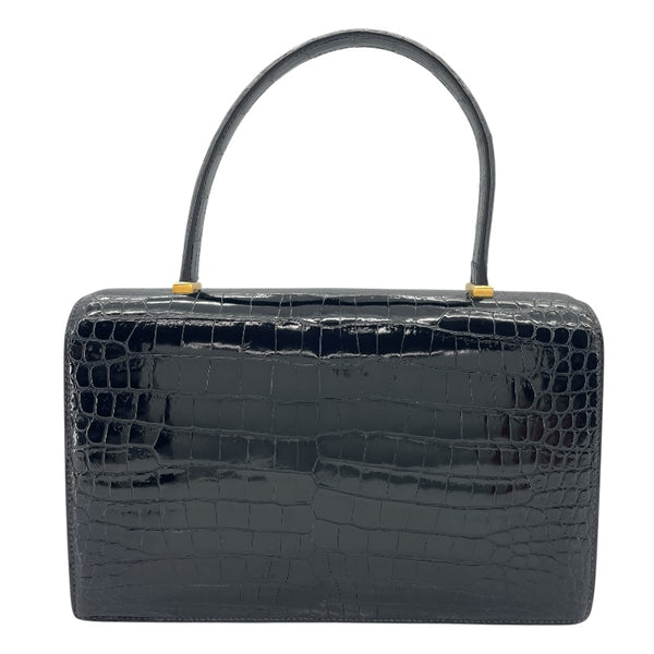 エルメス HERMES ピアノ 〇X刻 ブルーマリン GD金具 ポロサスリセ レディース ハンドバッグ