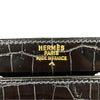 エルメス HERMES ピアノ 〇X刻 ブルーマリン GD金具 ポロサスリセ レディース ハンドバッグ