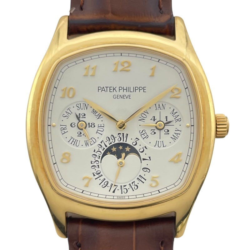 パテック・フィリップ PATEK PHILIPPE グランドコンプリケーション パーペチュアルカレンダー 5940J-001 ホワイト K18YG メンズ 腕時計