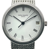 パテック・フィリップ PATEK PHILIPPE カラトラバ 3802/205 ホワイト K18WG 自動巻き ユニセックス 腕時計