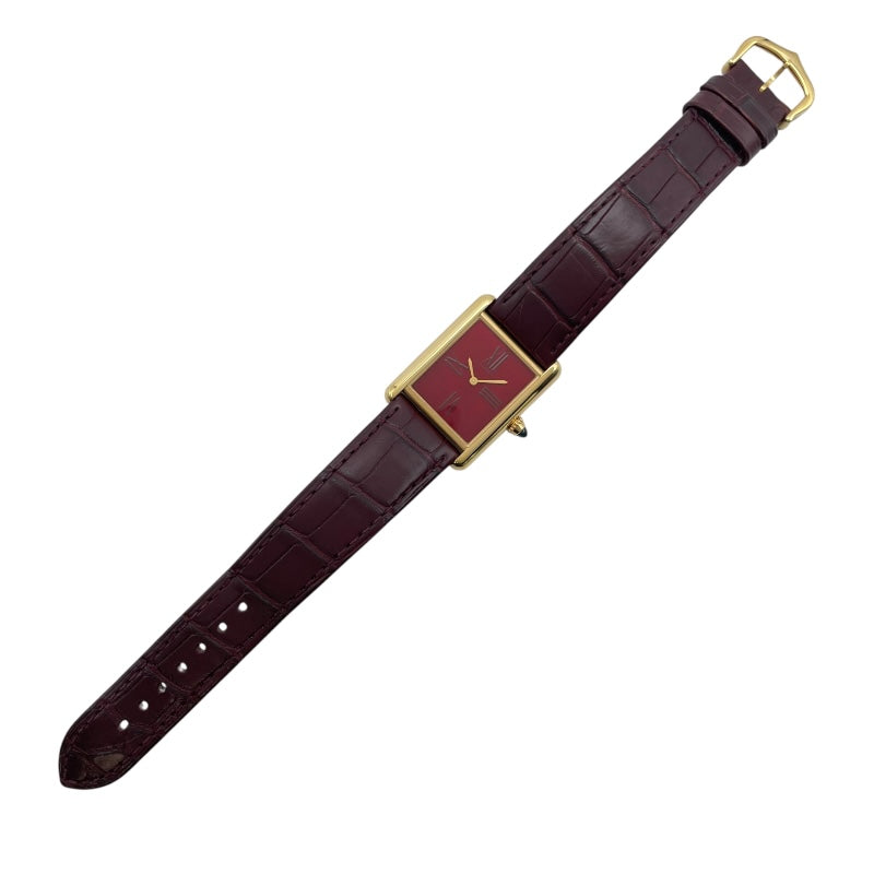 カルティエ Cartier タンク ルイ カルティエ LM WGTA0093 レッド K18YG ユニセックス 腕時計