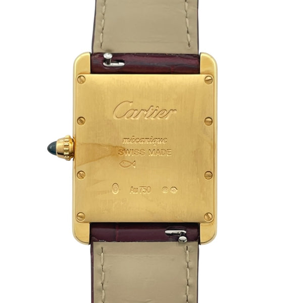 カルティエ Cartier タンク ルイ カルティエ LM WGTA0093 レッド K18YG ユニセックス 腕時計