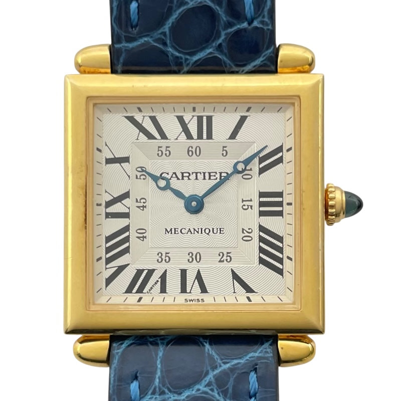 カルティエ Cartier タンク オピュ LM W1516956 シルバー K18YG レディース 腕時計