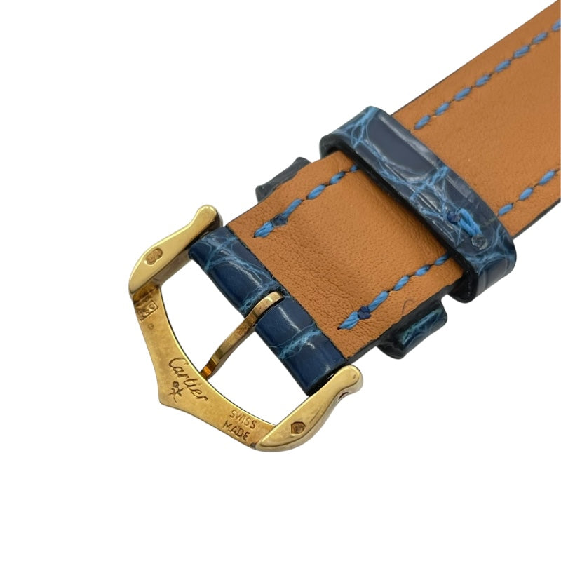 カルティエ Cartier タンク オピュ LM W1516956 シルバー K18YG レディース 腕時計