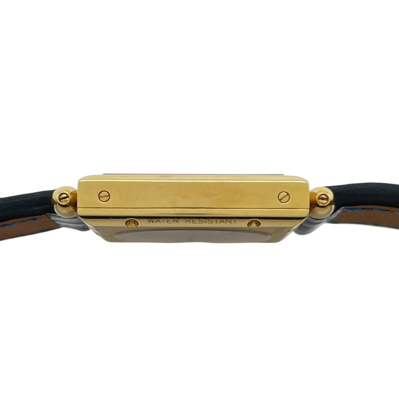 カルティエ Cartier タンク オピュ LM W1516956 シルバー K18YG レディース 腕時計