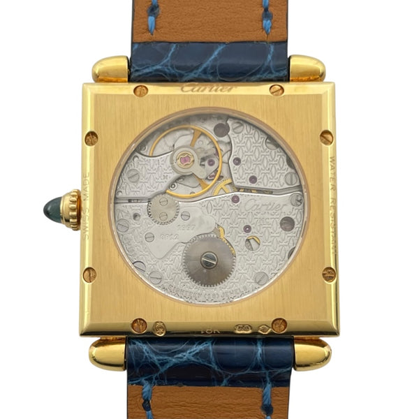 カルティエ Cartier タンク オピュ LM W1516956 シルバー K18YG レディース 腕時計