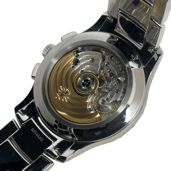 パテック・フィリップ PATEK PHILIPPE コンプリケーション アニュアルカレンダー フライバック クロノグラフ 5905/1A-001 オリーブグリーン SS 自動巻き メンズ 腕時計
