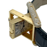 カルティエ Cartier タンク バスキュラント 20本限定 WA203751 アイボリー K18YG クオーツ レディース 腕時計