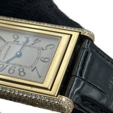 カルティエ Cartier タンク バスキュラント 20本限定 WA203751 アイボリー K18YG クオーツ レディース 腕時計