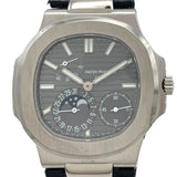 パテック・フィリップ PATEK PHILIPPE ノーチラス ムーンフェイズ 5712G-001 グレー K18WG 自動巻き メンズ 腕時計