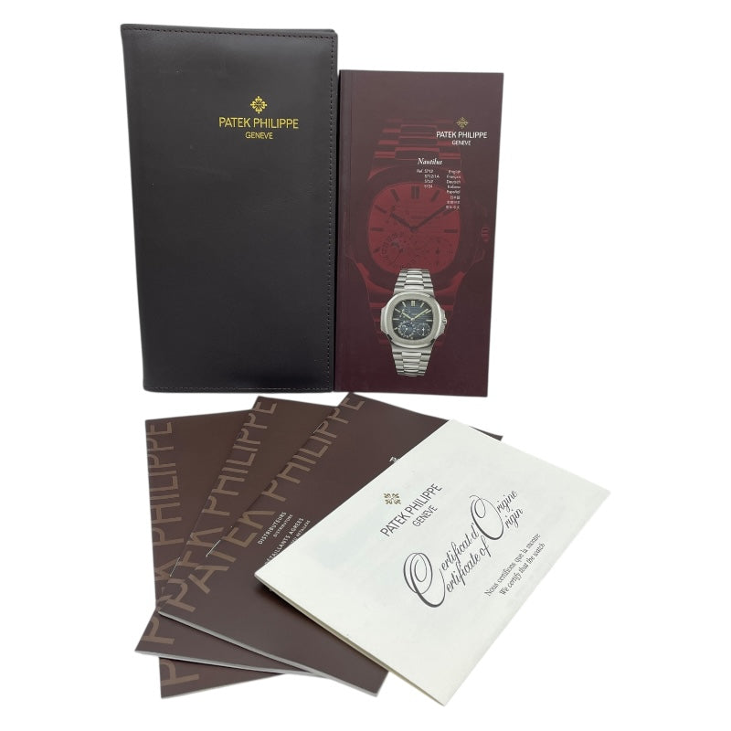 パテック・フィリップ PATEK PHILIPPE ノーチラス ムーンフェイズ 5712G-001 グレー K18WG 自動巻き メンズ 腕時計