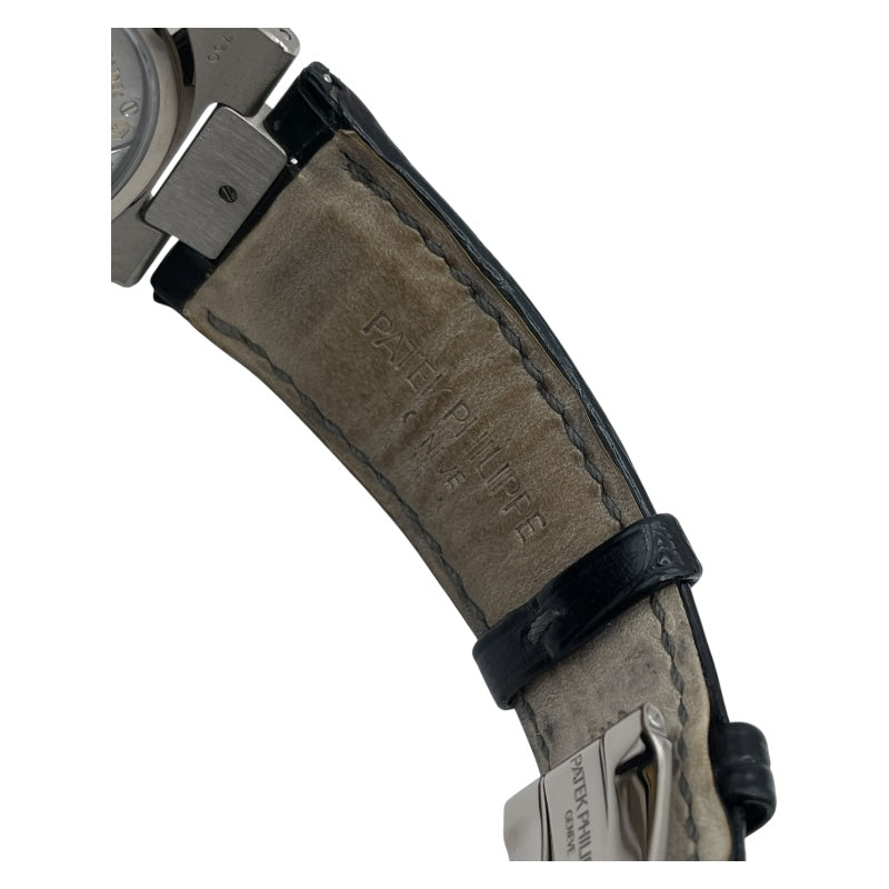 パテック・フィリップ PATEK PHILIPPE ノーチラス ムーンフェイズ 5712G-001 グレー K18WG 自動巻き メンズ 腕時計