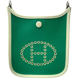 エルメス HERMES ネオエヴリンTPM W刻印 ミント/ヴェールフィズ/ブルーアズティック SV金具 トワル レディース ショルダーバッグ
