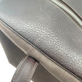 エルメス HERMES ヴィクトリア43 □G刻印 ブラウン トリヨン・トワル レディース ハンドバッグ