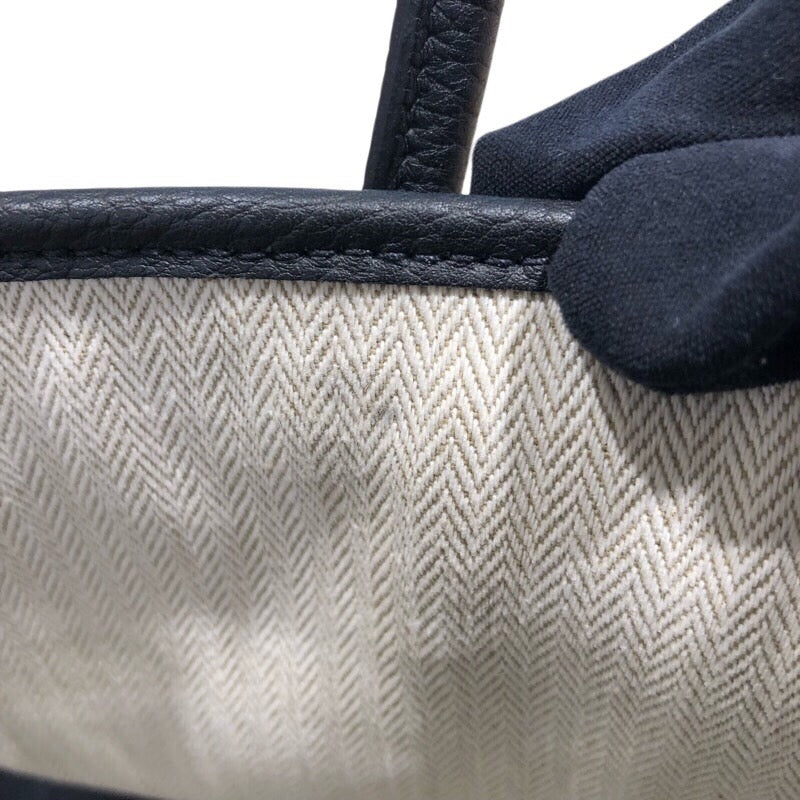 エルメス HERMES ガーデンパーティPM Y刻印 ブラック SV金具 ネゴンダ レディース ハンドバッグ