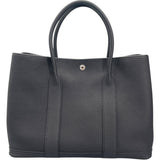 エルメス HERMES ガーデンパーティPM Y刻印 ブラック SV金具 ネゴンダ レディース ハンドバッグ