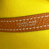エルメス HERMES ガーデンパーティPM A刻印 ライム/トフィ SV金具 トワル/ネゴンダ レディース ハンドバッグ