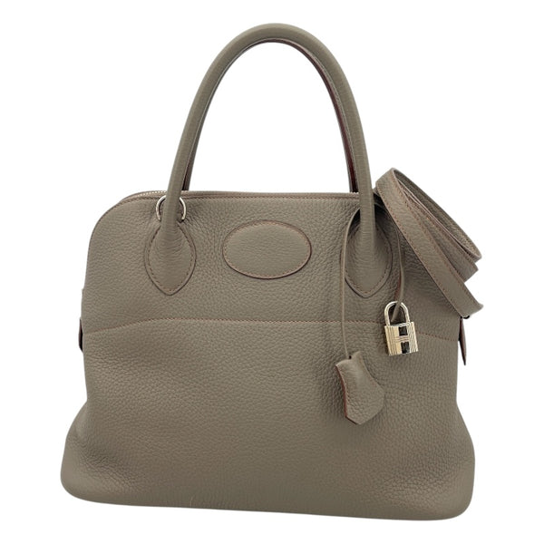 エルメス HERMES ボリード31 □O刻 エタン SV金具 トリヨン レディース ショルダーバッグ