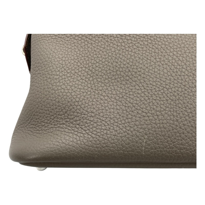 エルメス HERMES ボリード31 □O刻 エタン SV金具 トリヨン レディース ショルダーバッグ