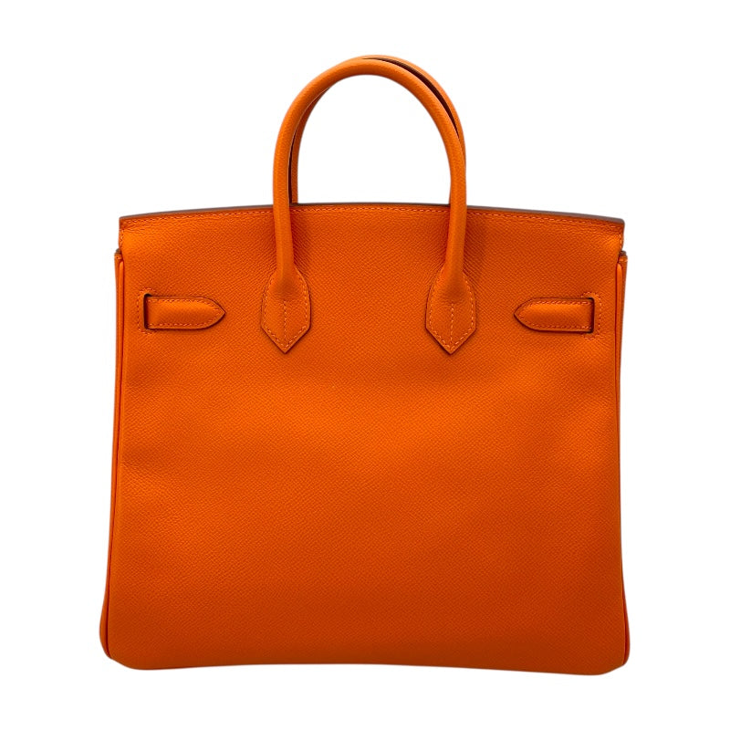 エルメス HERMES オータクロア28 □K刻 オレンジ SV金具 エプソン レディース ハンドバッグ
