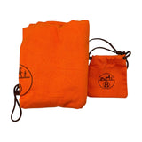 エルメス HERMES オータクロア28 □K刻 オレンジ SV金具 エプソン レディース ハンドバッグ