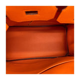 エルメス HERMES オータクロア28 □K刻 オレンジ SV金具 エプソン レディース ハンドバッグ