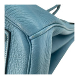 エルメス HERMES バーキン35 □P刻 ブルージーン SV金具 トゴ レディース ハンドバッグ