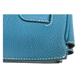 エルメス HERMES バーキン35 □P刻 ブルージーン SV金具 トゴ レディース ハンドバッグ