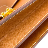 エルメス HERMES サックアデベッシュ38 〇Z刻 ゴールド GD金具 クシュベル メンズ ビジネスバッグ