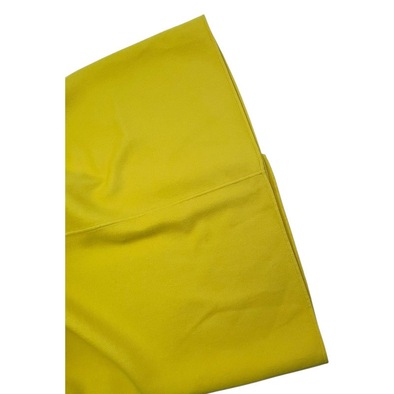 エルメス HERMES セリエボタンカシミヤロングコート イエロー カシミヤ レディース その他アウター