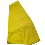 エルメス HERMES セリエボタンカシミヤロングコート イエロー カシミヤ レディース その他アウター